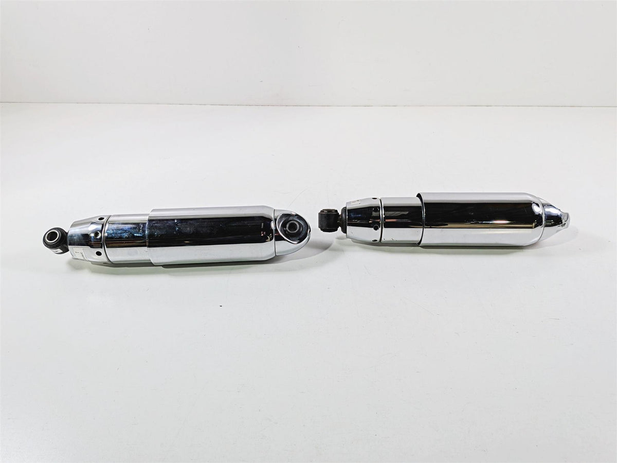 2011 Harley FXDF Dyna Fat Bob Rear Chrome Shock Damper Set 13.5" 54537-08A {{ shop.shopifyCountryName }} - Mototech271