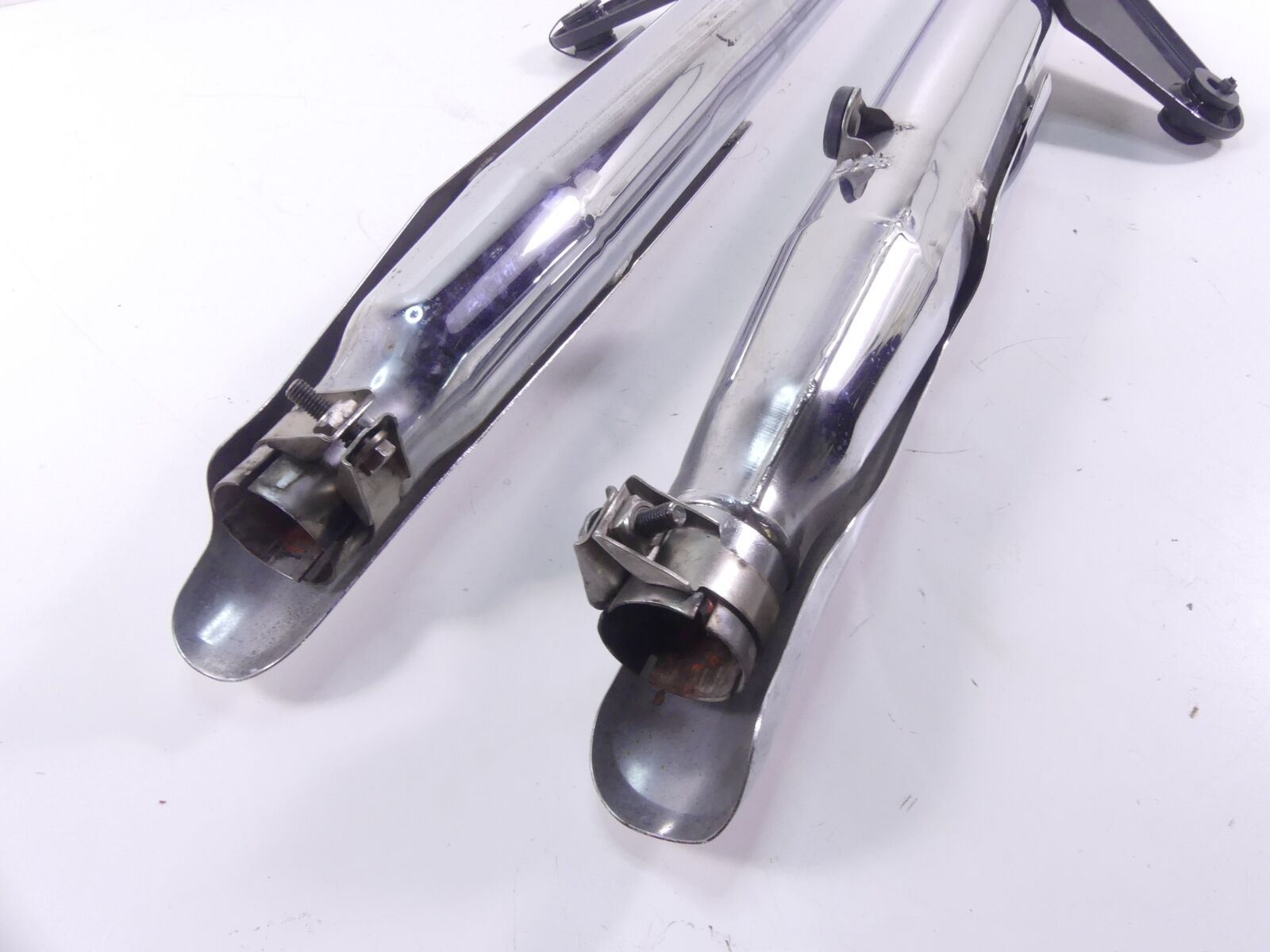 2013 Triumph America EFI OEM Exhaust Muffler Silencer Damper Set - Read T2206424 {{ shop.shopifyCountryName }} - Mototech271