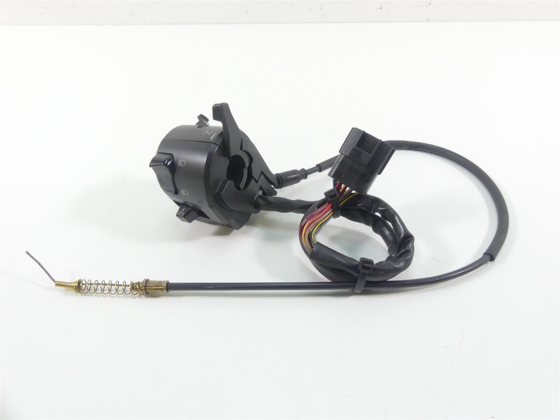 2004 Ducati 999 SBK Left Hand Turn Signal Control Switch + Cable 65140131A {{ shop.shopifyCountryName }} - Mototech271