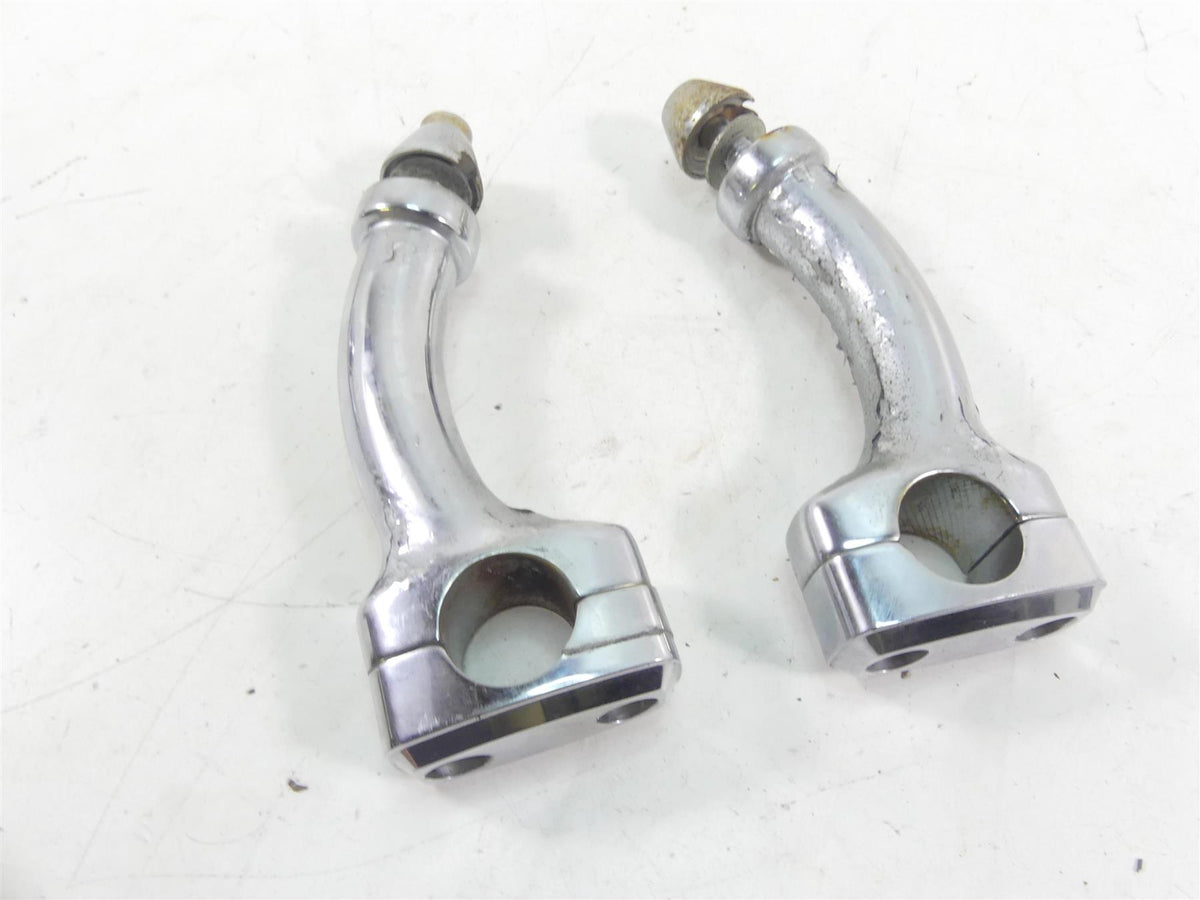 2002 Harley Softail FXSTDI Deuce Handlebar Handle Bar Riser Holder Set 56135-00A {{ shop.shopifyCountryName }} - Mototech271