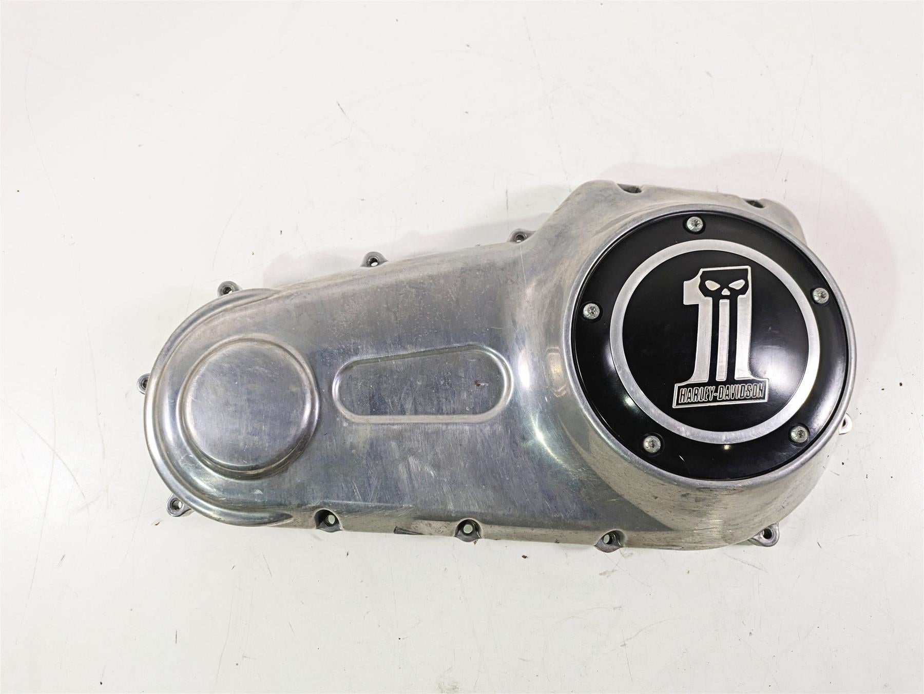 2008 Harley FLSTSB Cross Bones Outer Primary Clutch Cover 60784-06 {{ shop.shopifyCountryName }} - Mototech271