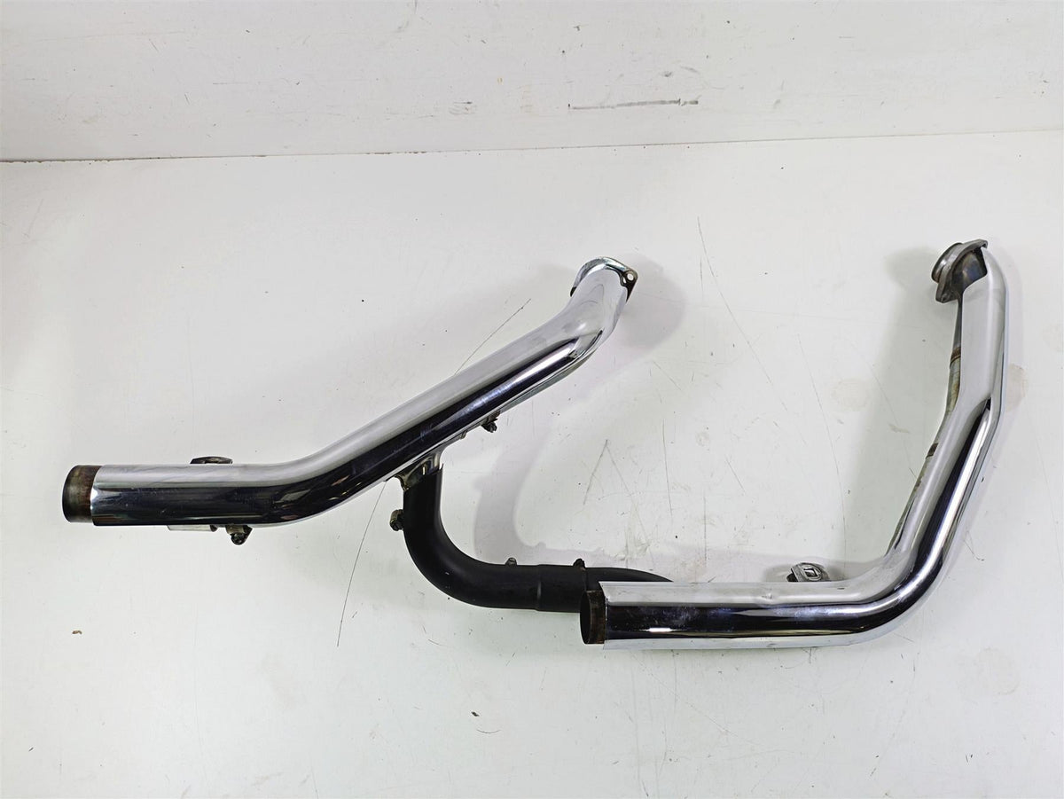 2002 Harley Dyna FXDL Low Rider Oem Exhaust Pipe Header Set 65668-98 65669-98 {{ shop.shopifyCountryName }} - Mototech271