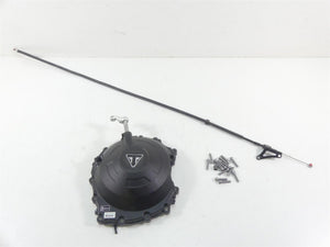 2020 Triumph Speed Triple RS 1050 Engine Side Clutch Cover & Cable Set T1261710 | Mototech271