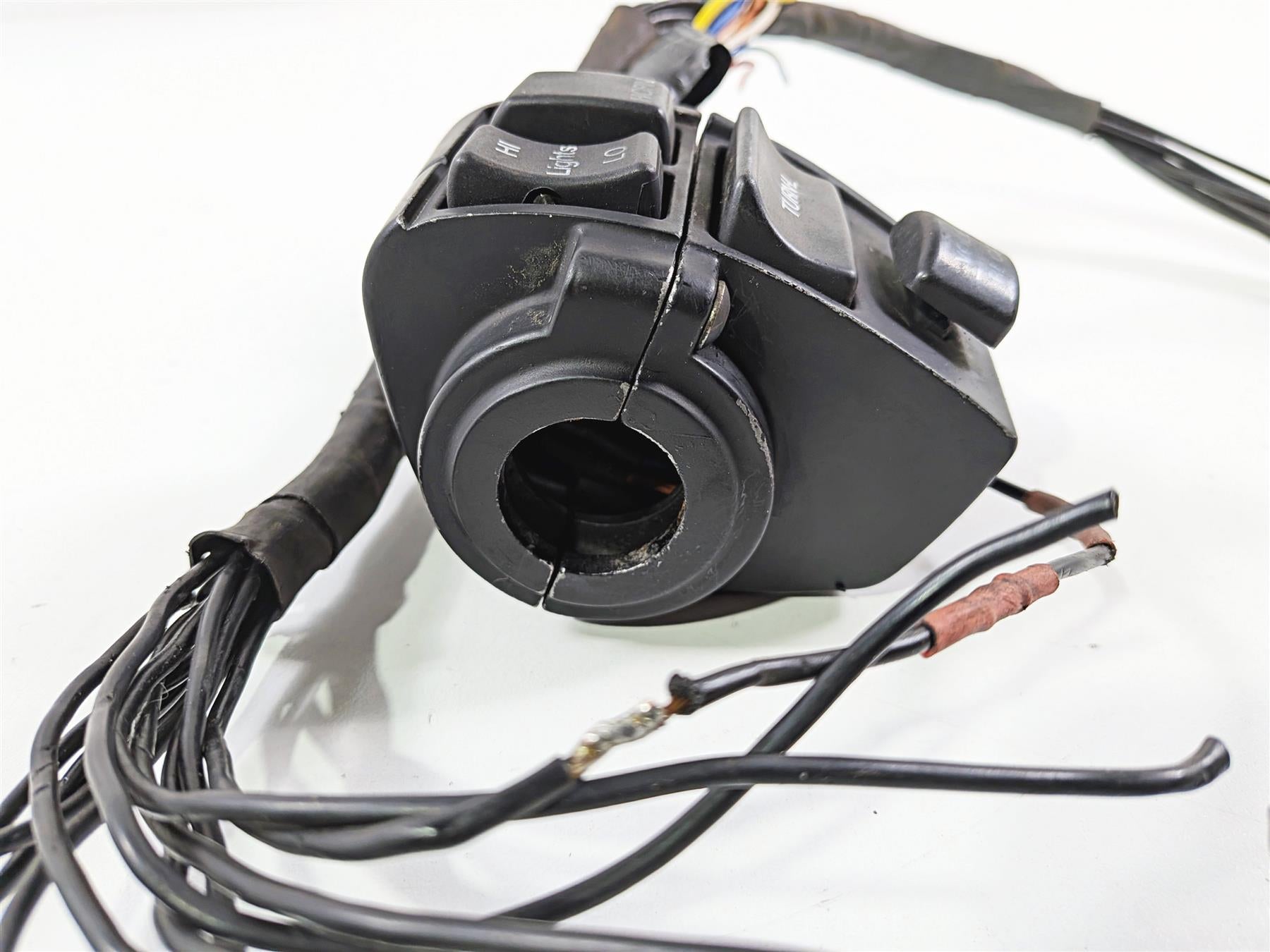 1990 Harley Touring FLHTC Electra Glide Left Hand Control Switch 71597-92 {{ shop.shopifyCountryName }} - Mototech271