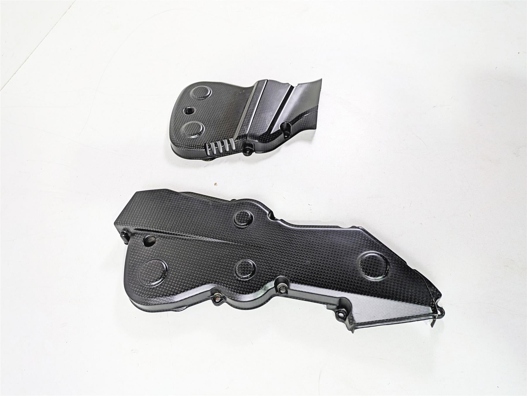 2013 Ducati Hypermotard 821 SP Carbon Fiber Timing Belt Cover Set 24511401A {{ shop.shopifyCountryName }} - Mototech271