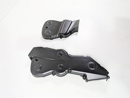 2013 Ducati Hypermotard 821 SP Carbon Fiber Timing Belt Cover Set 24511401A {{ shop.shopifyCountryName }} - Mototech271