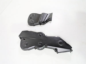 2013 Ducati Hypermotard 821 SP Carbon Fiber Timing Belt Cover Set 24511401A