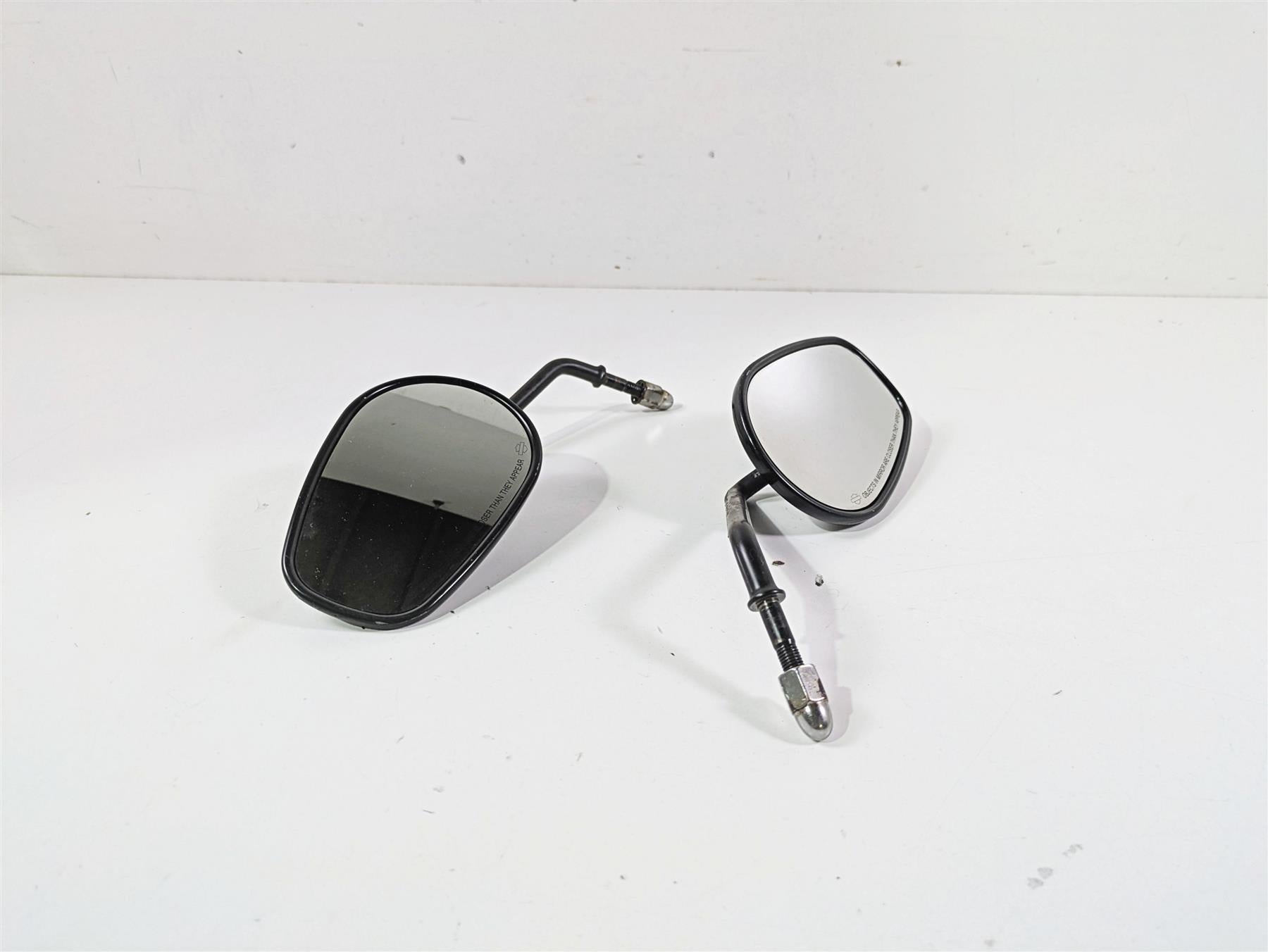 2016 Harley FXDF Dyna Fat Bob Black Rear View Mirror Set 91909-03B 91910-03B {{ shop.shopifyCountryName }} - Mototech271