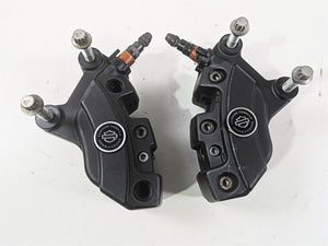 2010 Harley Touring FLHXSE CVO Street Glide Front Brake Caliper Set 46368-10