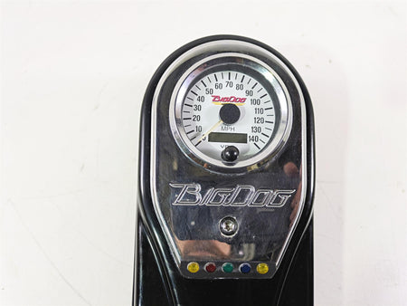 2002 Big Dog Pitbull Speedometer Gauge & Mount Tank Panel Set 15K {{ shop.shopifyCountryName }} - Mototech271