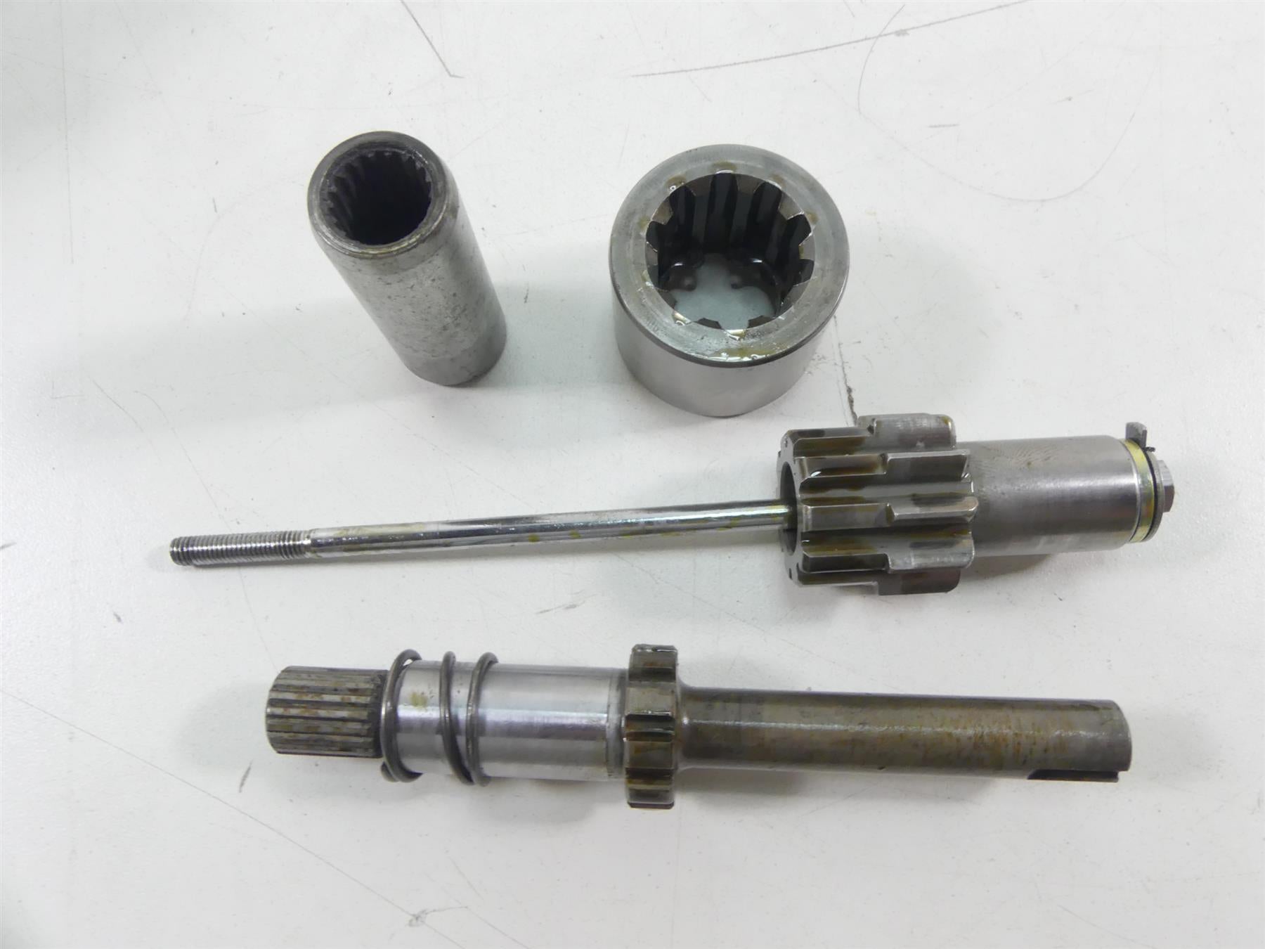 2005 Harley FXDWGI Dyna Wide Glide Engine Starter Motor Chrome - Read 31553-94B {{ shop.shopifyCountryName }} - Mototech271