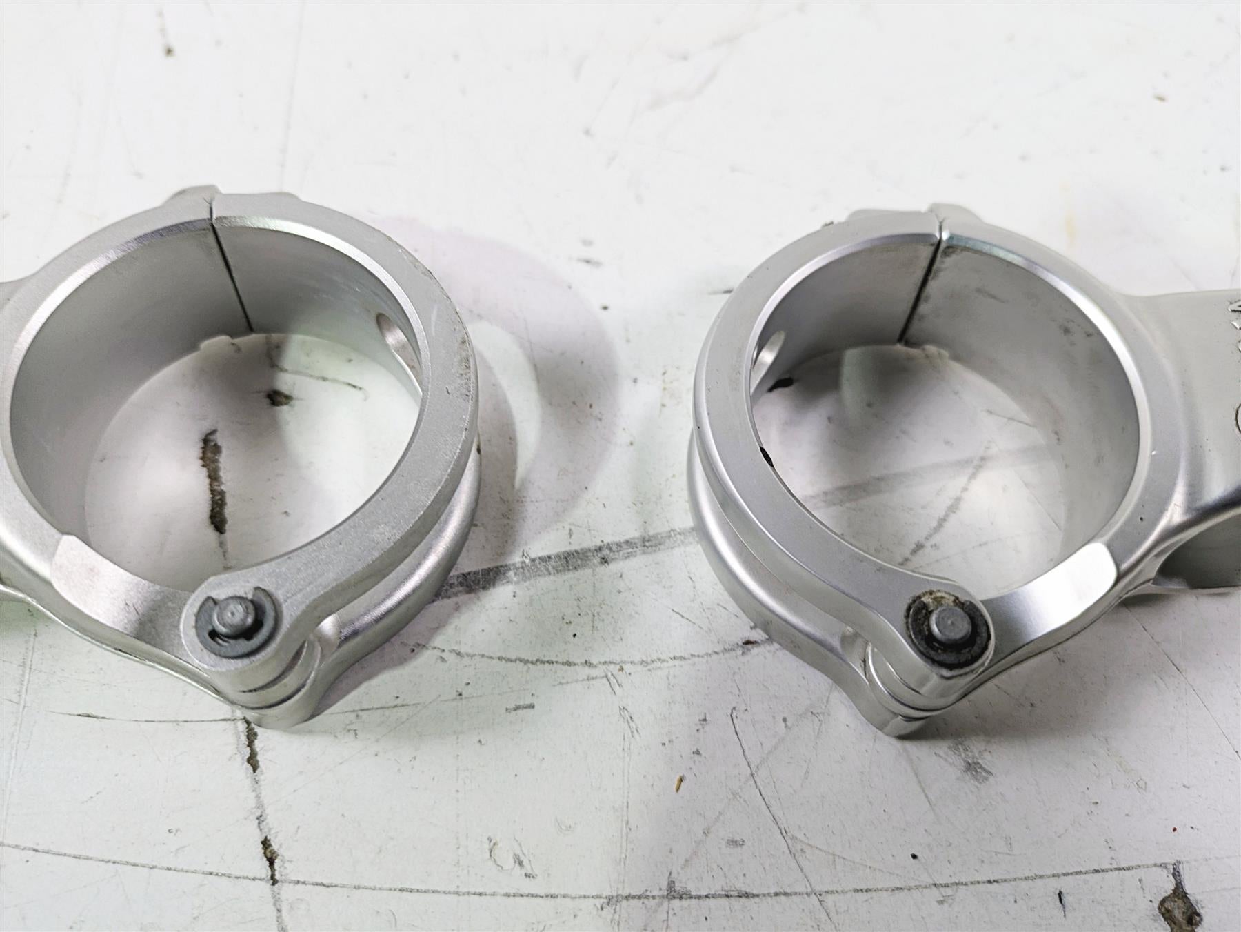 2015 Ducati Panigale 1299 S Clip On Handlebar Clamp Set 53mm 875P1741BA 875P2184 {{ shop.shopifyCountryName }} - Mototech271