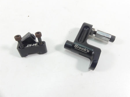 2012 Kawasaki ZX1400 ZX14R Ninja Brocks Steering Damper Mount Kit 789511 {{ shop.shopifyCountryName }} - Mototech271