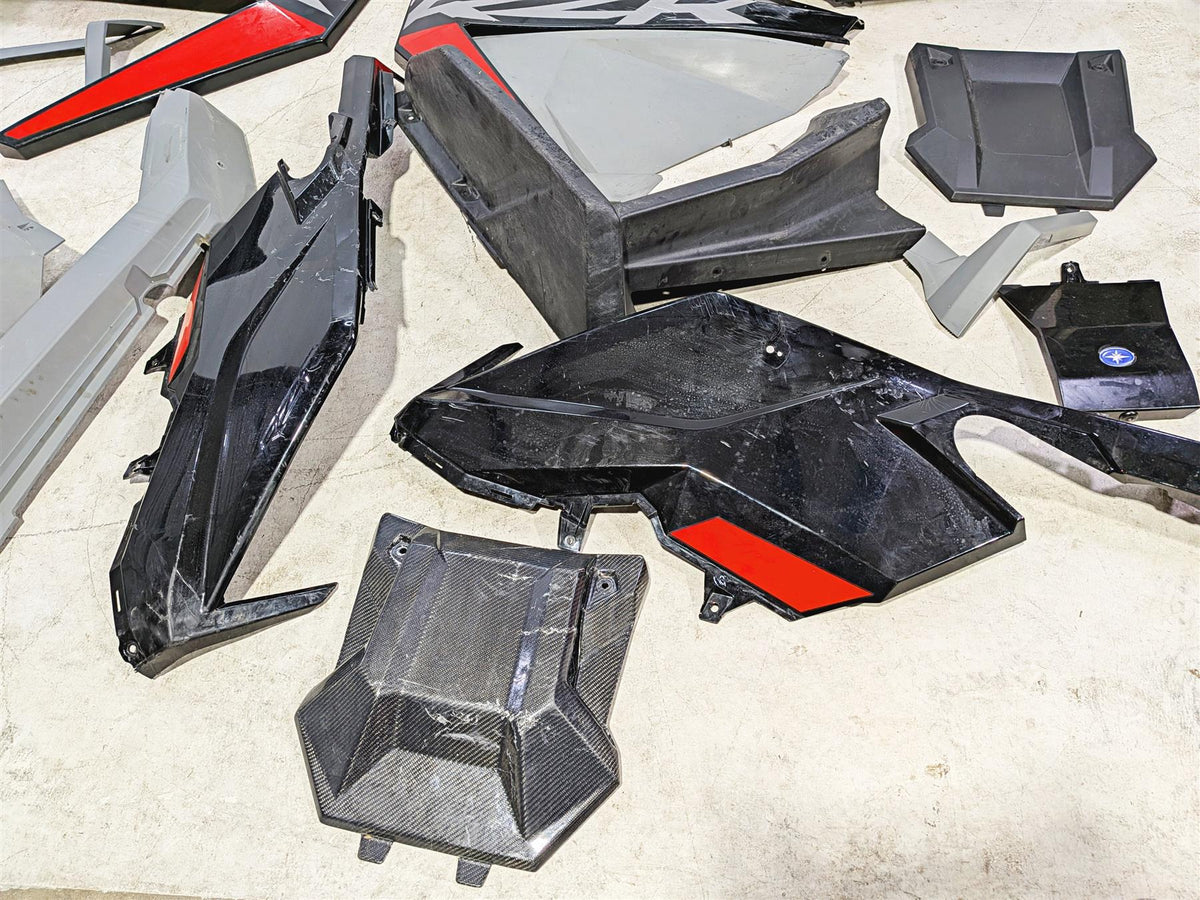 2022 Polaris RZR Turbo R Ultimate Fender Hood Outer Plastic Fairing Set 5455173-Mototech271
