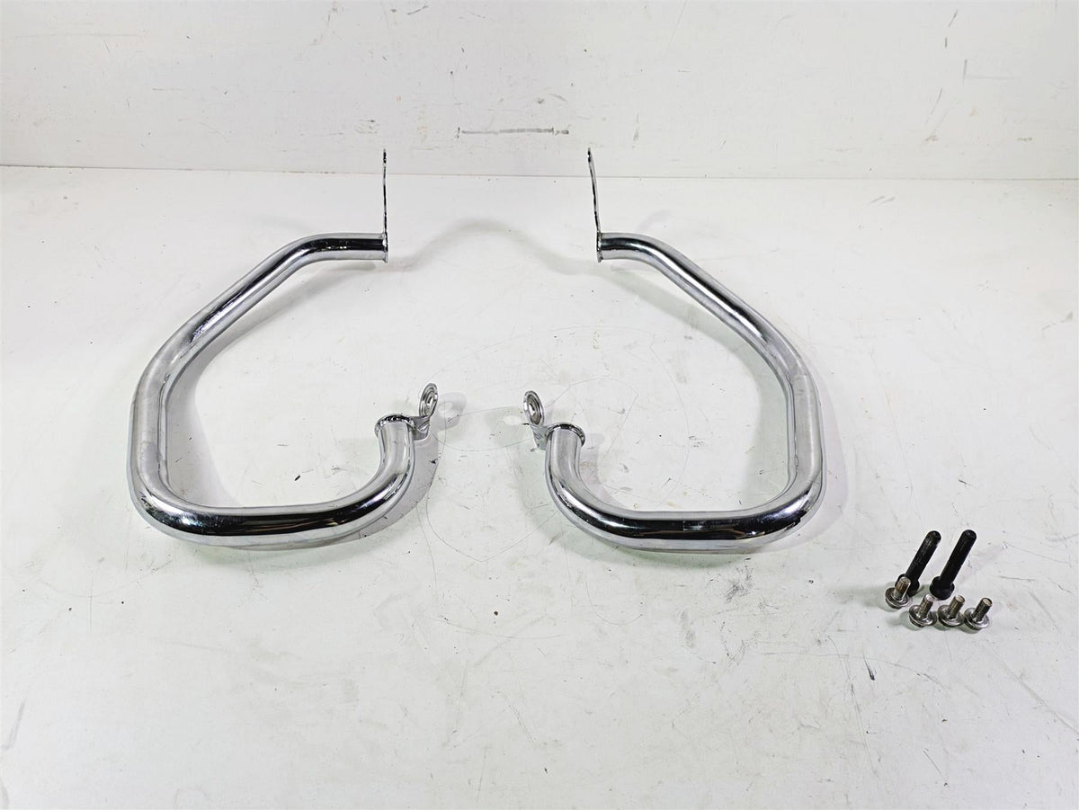 2006 Triumph Rocket 3 Left Right Chrome Crash Bar Set A9758099 {{ shop.shopifyCountryName }} - Mototech271