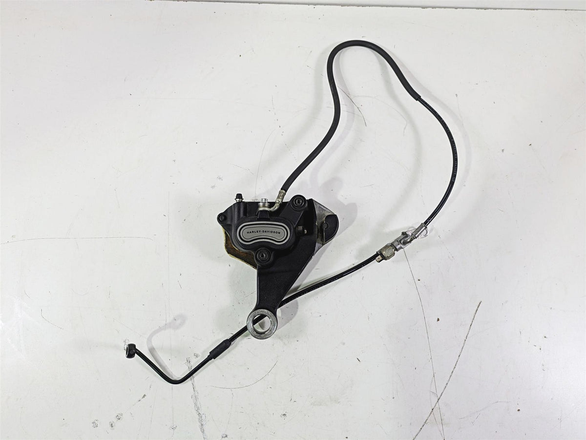 2017 Harley FLS Softail Slim Rear Brake Caliper 25mm + Mount & Line 41300097 {{ shop.shopifyCountryName }} - Mototech271