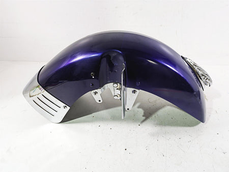 2002 Honda VTX1800 Retro Front Fender Pearl Chromium Purple 61100-MCV-000 {{ shop.shopifyCountryName }} - Mototech271