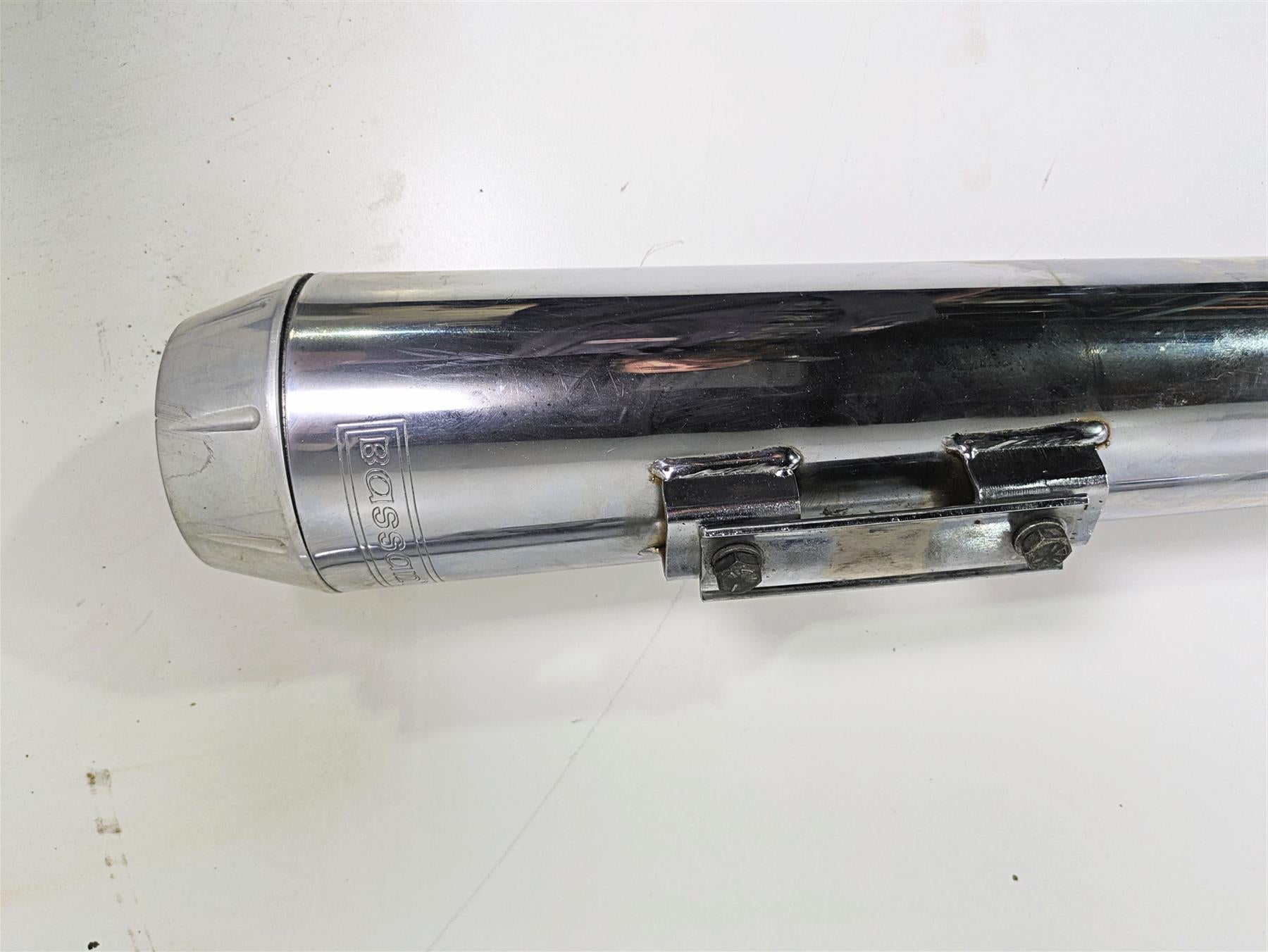 2007 Harley Touring FLHRSE CVO Road King Bassani True Duals Header & Slip On Muffler Exhaust Set 11215A {{ shop.shopifyCountryName }} - Mototech271