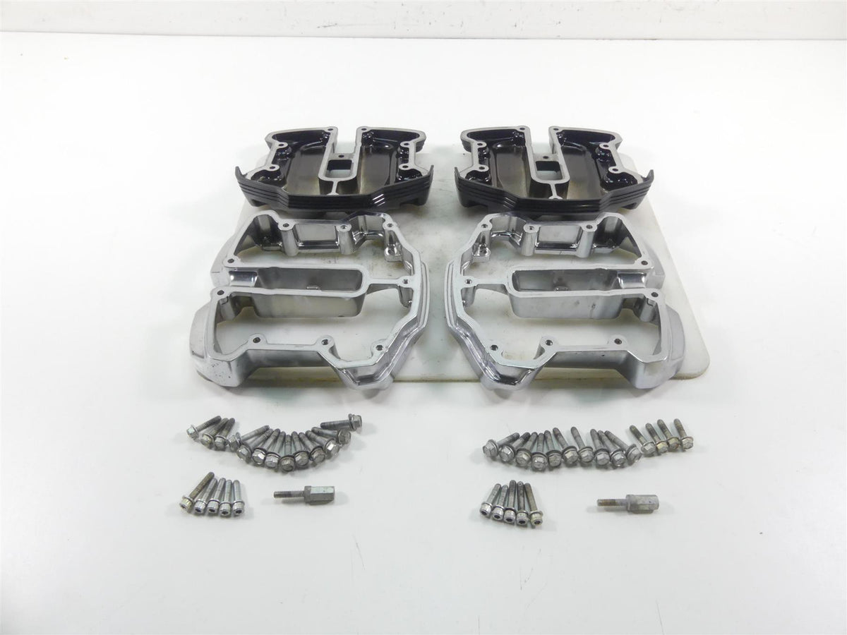 2018 Harley FXBRS Softail Breakout Valve Cover Rocker Box Set 25700371 {{ shop.shopifyCountryName }} - Mototech271