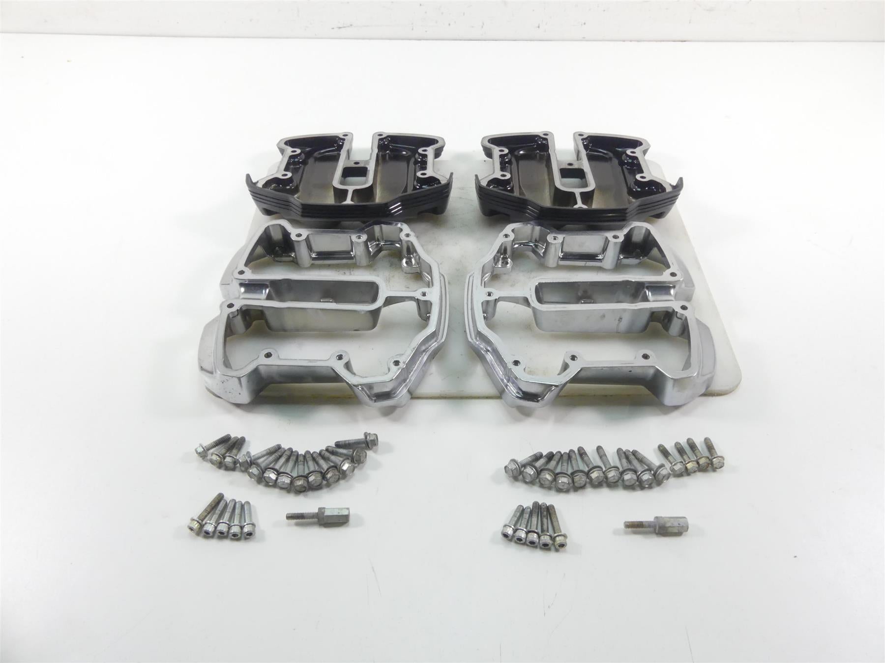2018 Harley FXBRS Softail Breakout Valve Cover Rocker Box Set 25700371 | Mototech271