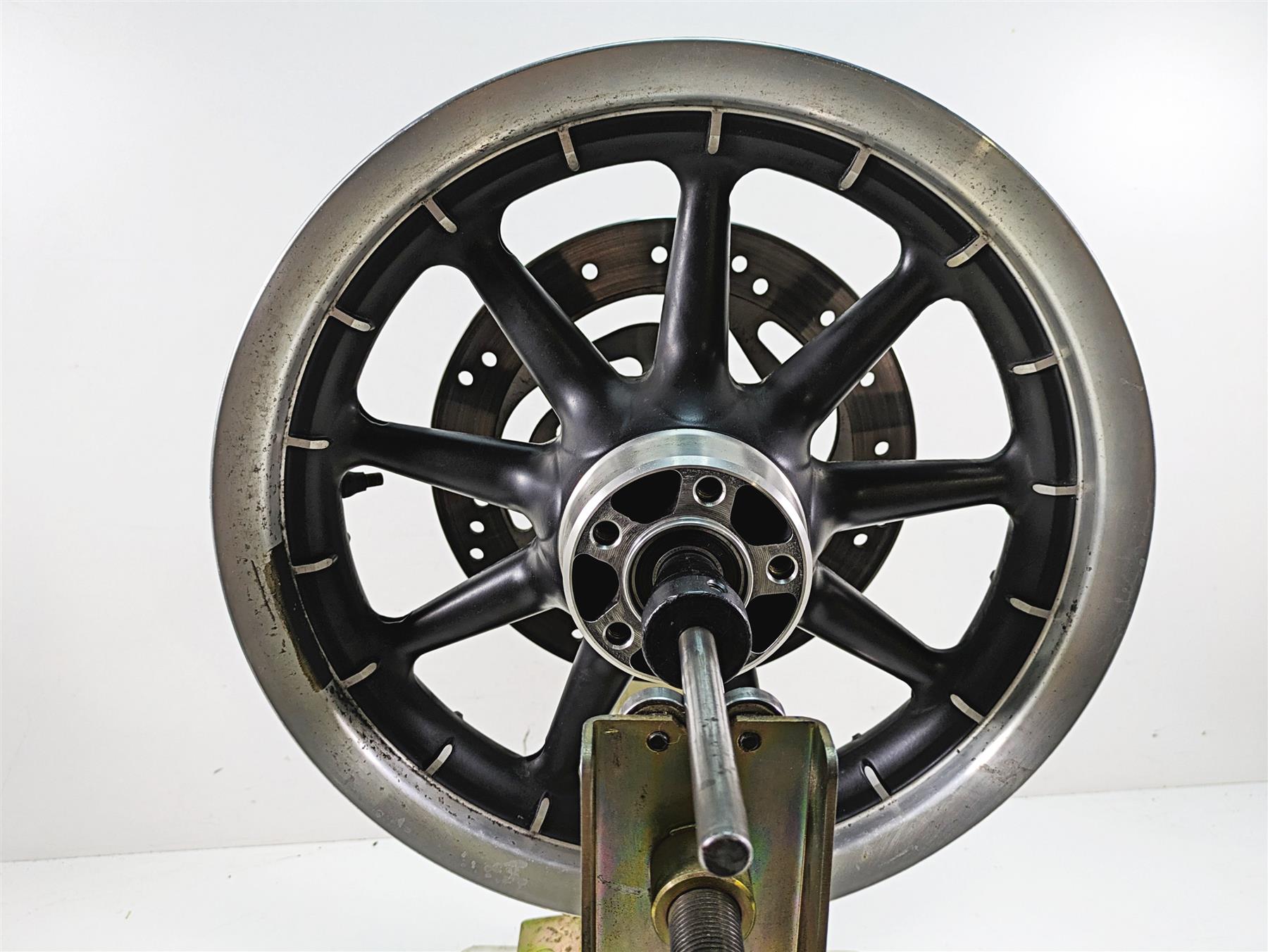 2006 Harley Touring FLHTCUI Electra Glide 9 Spoke Rear Wheel Rim 16x3 43402-00B {{ shop.shopifyCountryName }} - Mototech271
