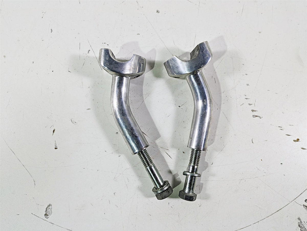 2003 Harley Dyna FXDL Low Rider 100TH 4" Pullback Handle Bar Riser Set 56122-77 {{ shop.shopifyCountryName }} - Mototech271
