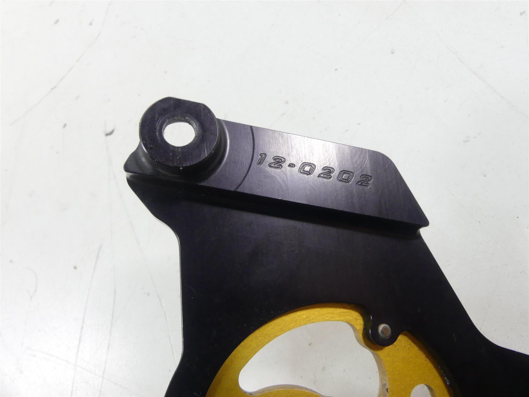 2009 Ducati Monster 1100 S Speedymoto Sprocket Cover Black / Gold 12-0202 {{ shop.shopifyCountryName }} - Mototech271