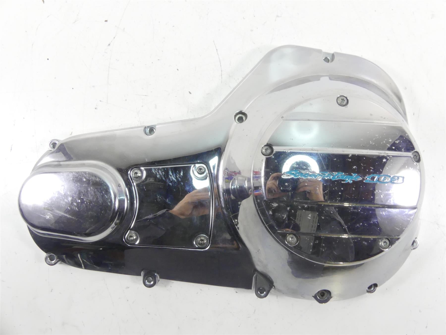 2005 Harley Touring CVO FLHTCSE Electra Glide Outer Primary Drive Cover 60685-04 {{ shop.shopifyCountryName }} - Mototech271