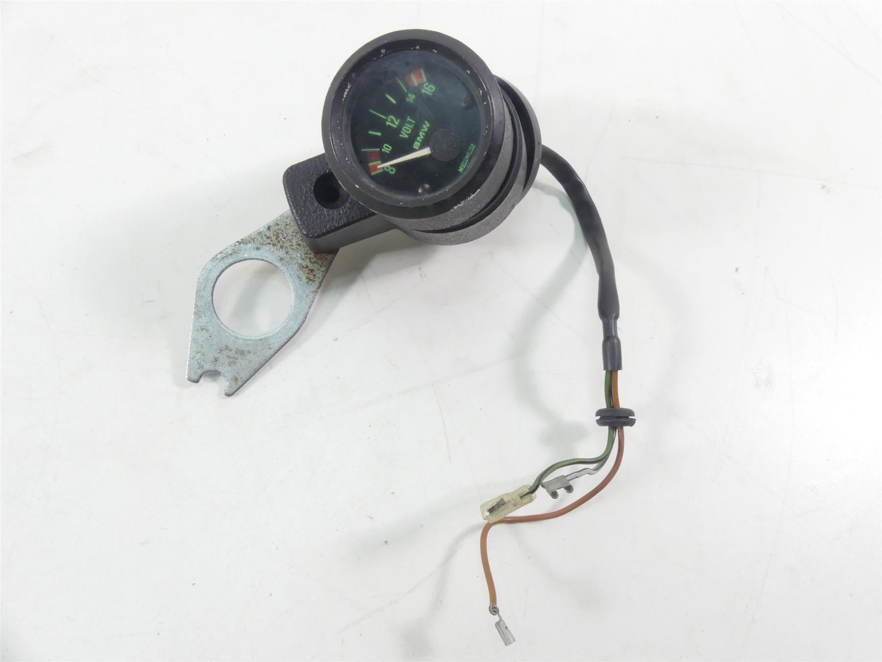 1978 BMW R100 S (2474) MotoMeter Voltmeter Volt Meter Gauge 62131244668 {{ shop.shopifyCountryName }} - Mototech271