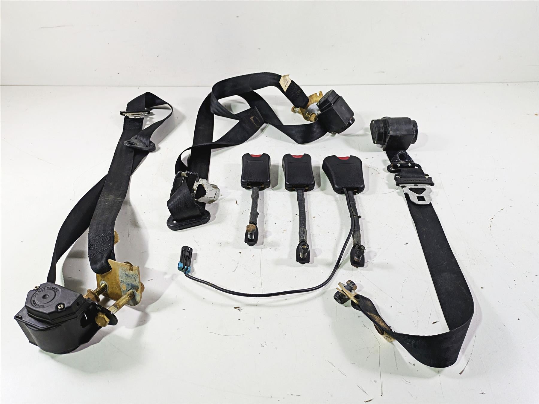 2022 Can-Am Defender XMR HD10 Driver Passenger Center Seat Belt Set 708003082