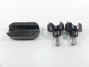 2011 Harley VRSCF Muscle Rod 2" Handlebar Riser Clamp Speedo Mount Set | Mototech271
