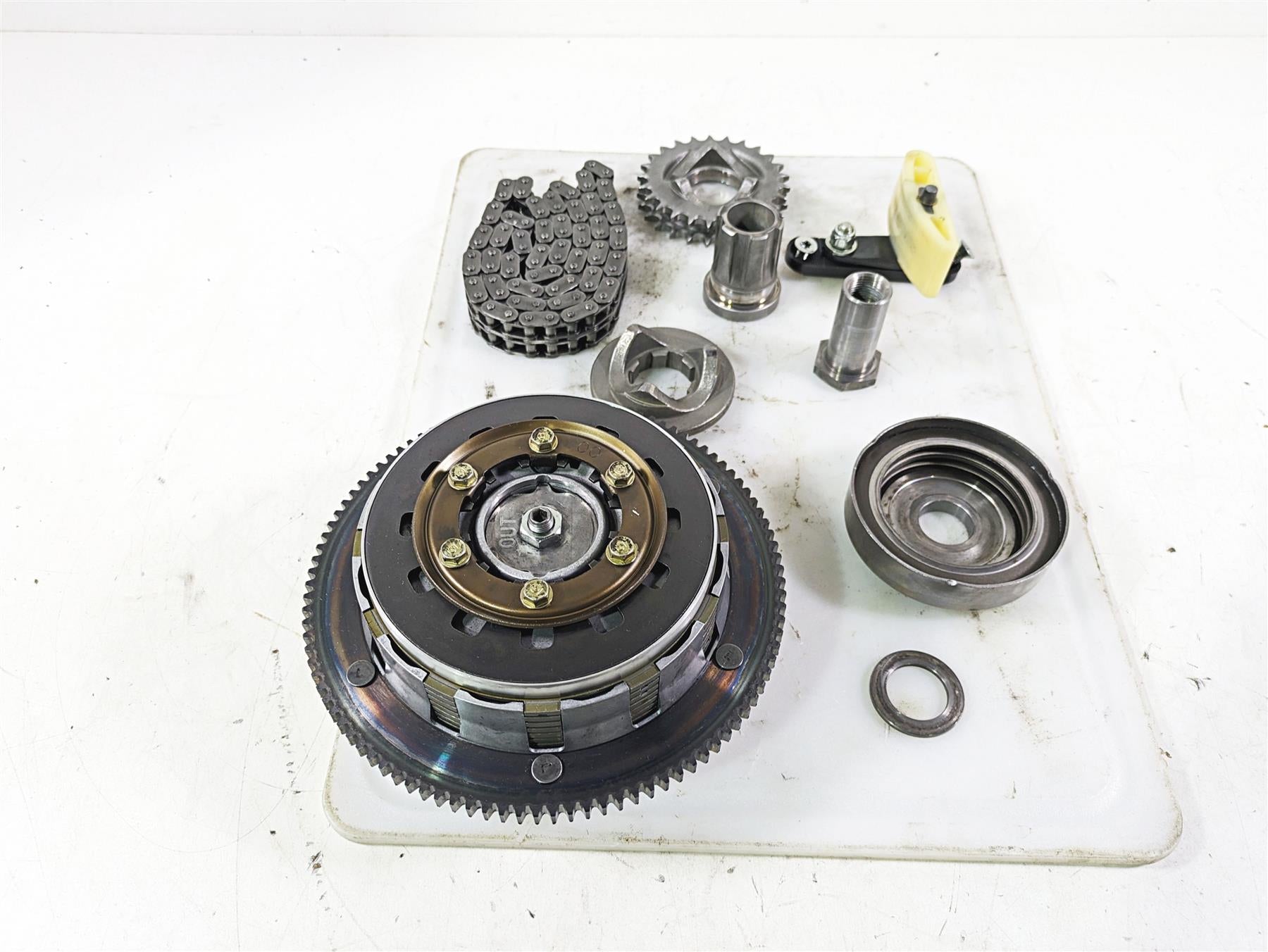 2002 Harley FLSTC Softail Heritage Classic Primary Drive Clutch - Read 37707-98A {{ shop.shopifyCountryName }} - Mototech271