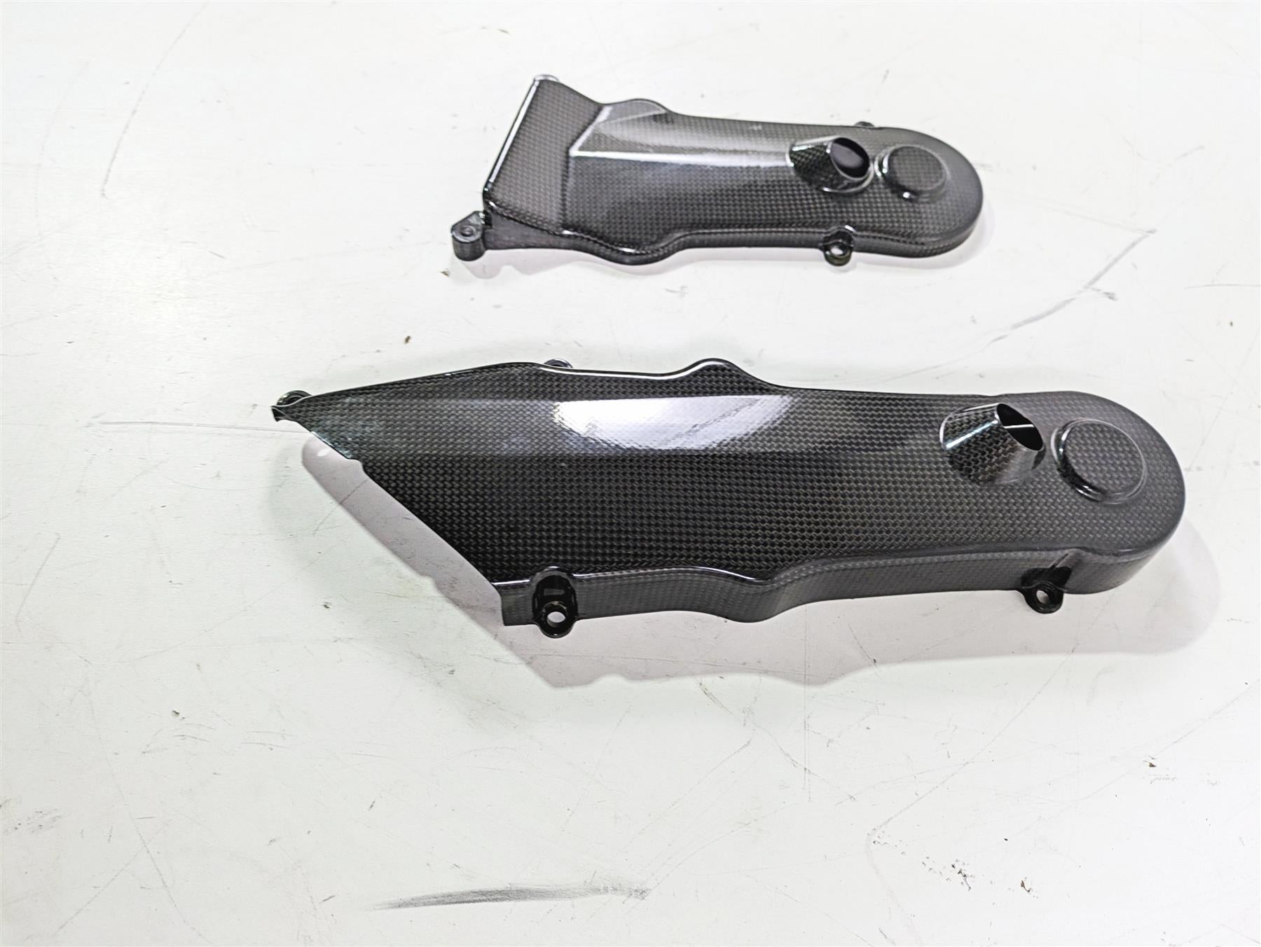 2009 Ducati Monster 1100 S Carbon Fiber Timing Belt Cover 24510881A 24510871A | Mototech271