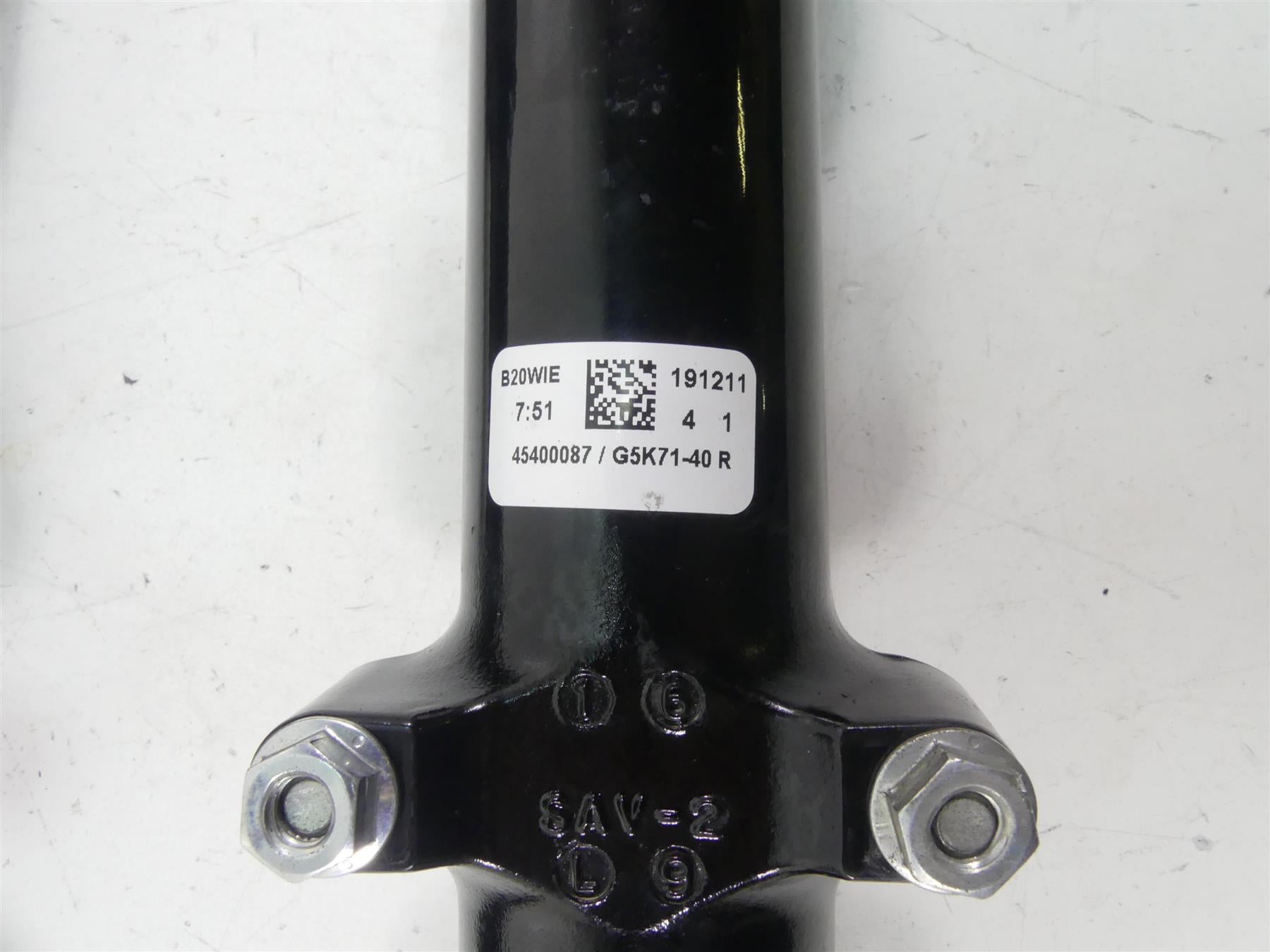 2020 Harley Sportster XL1200 NS Iron Straight Front Fork Legs Set 39mm 45400087 {{ shop.shopifyCountryName }} - Mototech271