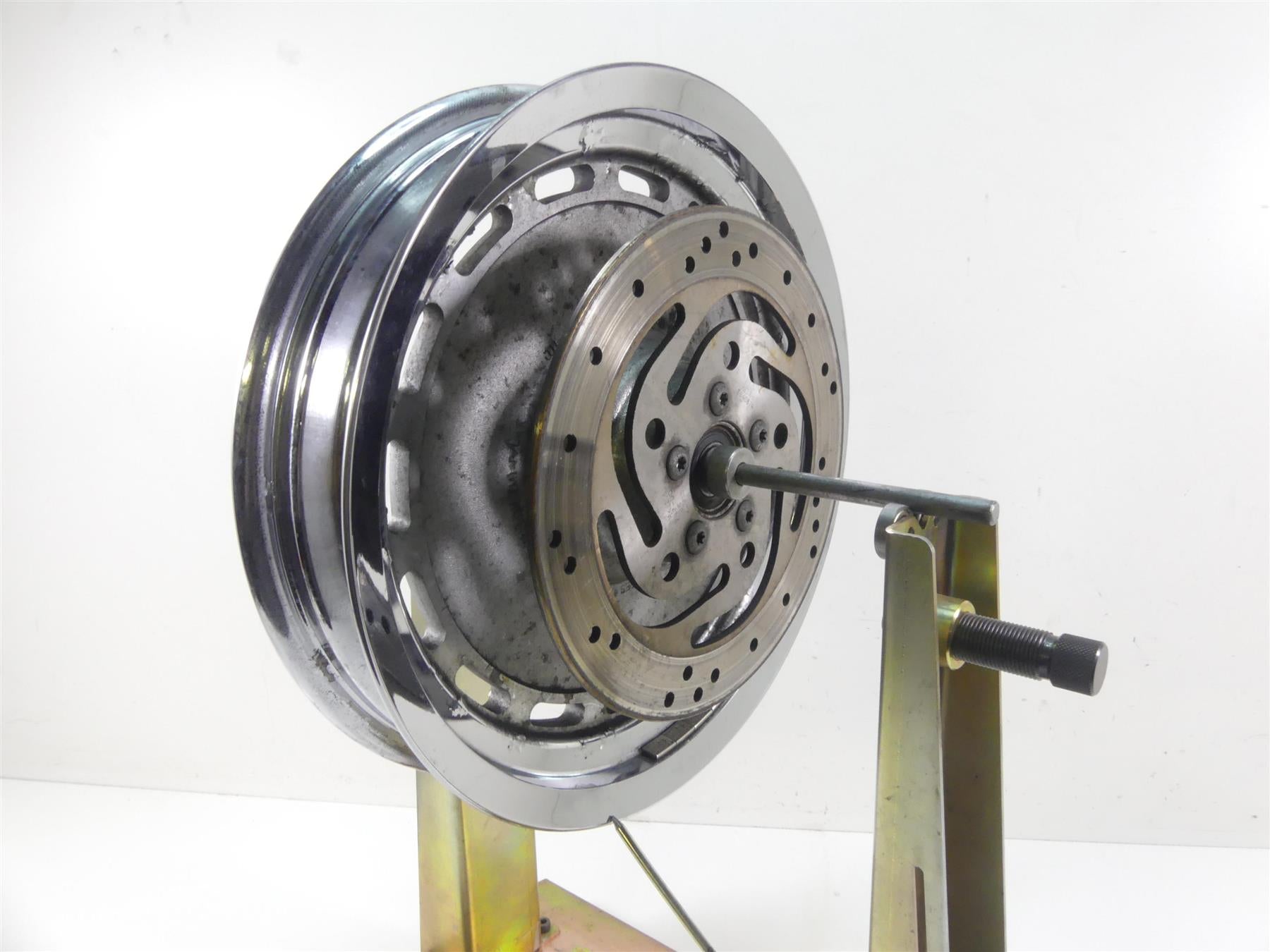 2006 Harley Sportster XL1200 Custom Straight Rear Wheel Rim 16x3 41013-00A {{ shop.shopifyCountryName }} - Mototech271