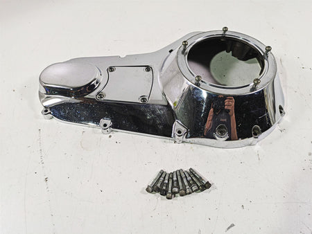 2003 Harley Touring FLHTCUI 100TH E-Glide Outer Primary Clutch Cover 60685-99 {{ shop.shopifyCountryName }} - Mototech271