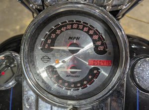 2007 Harley Touring FLHRSE CVO Road King Speedo Gauge Instrument 50k 74718-07