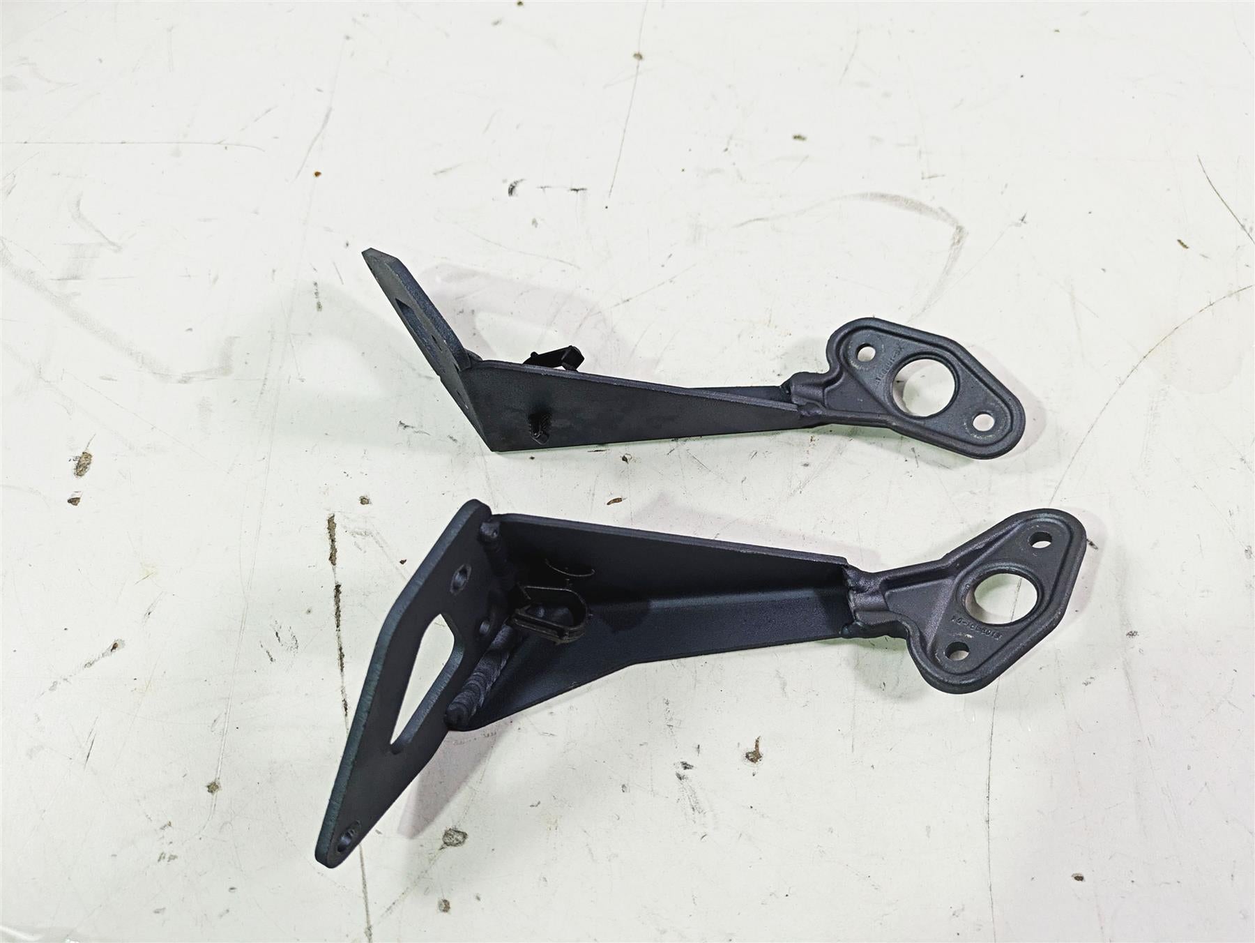 2008 Aprilia RSVR 1000 Factory Mirror Support Bracket Set AP8134766 AP8146506 {{ shop.shopifyCountryName }} - Mototech271
