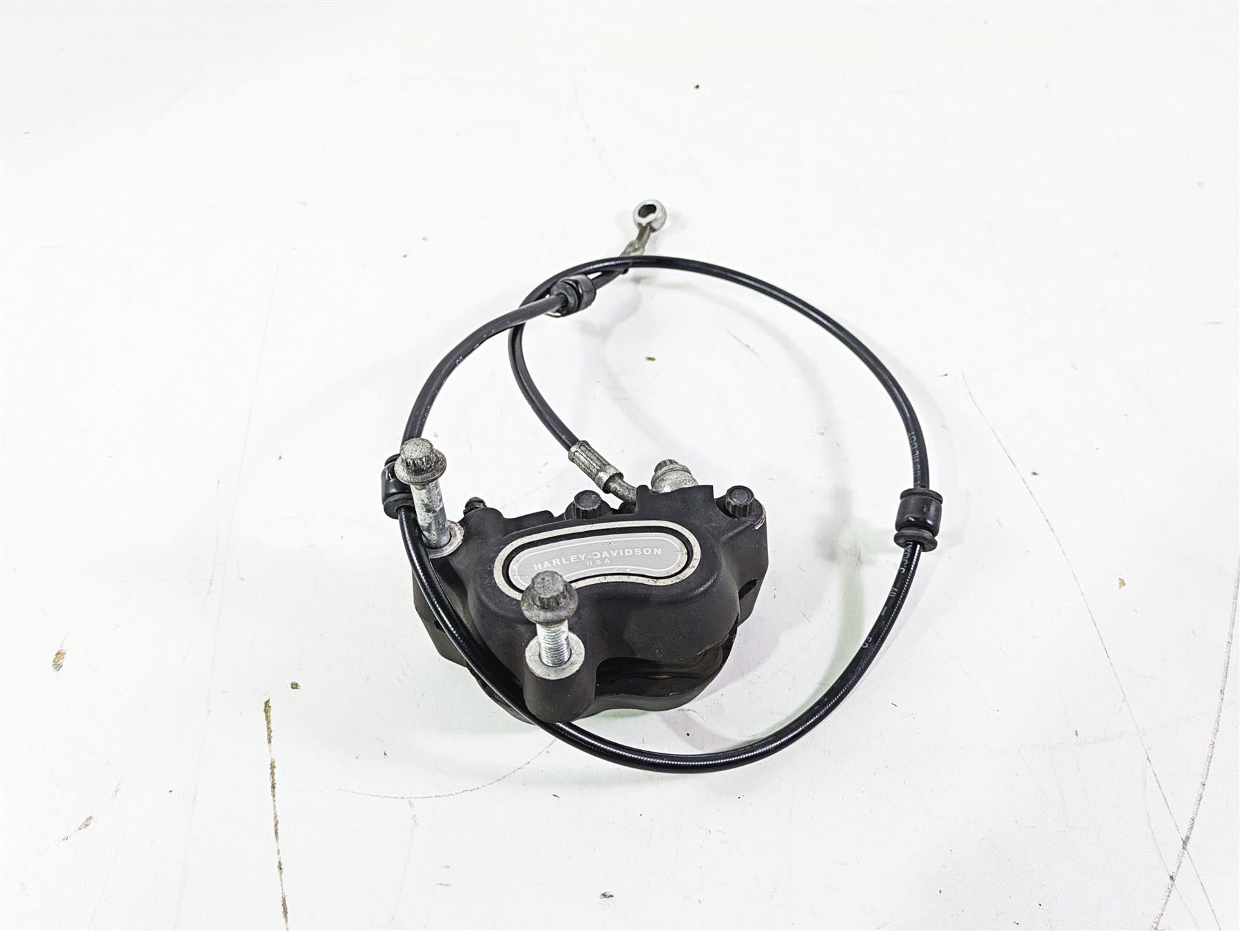 2008 Harley FLSTC 105TH Softail Heritage Front Brake Caliper + Line 44046-08 {{ shop.shopifyCountryName }} - Mototech271
