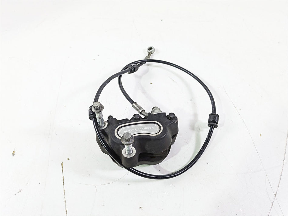 2008 Harley FLSTC 105TH Softail Heritage Front Brake Caliper + Line 44046-08 {{ shop.shopifyCountryName }} - Mototech271