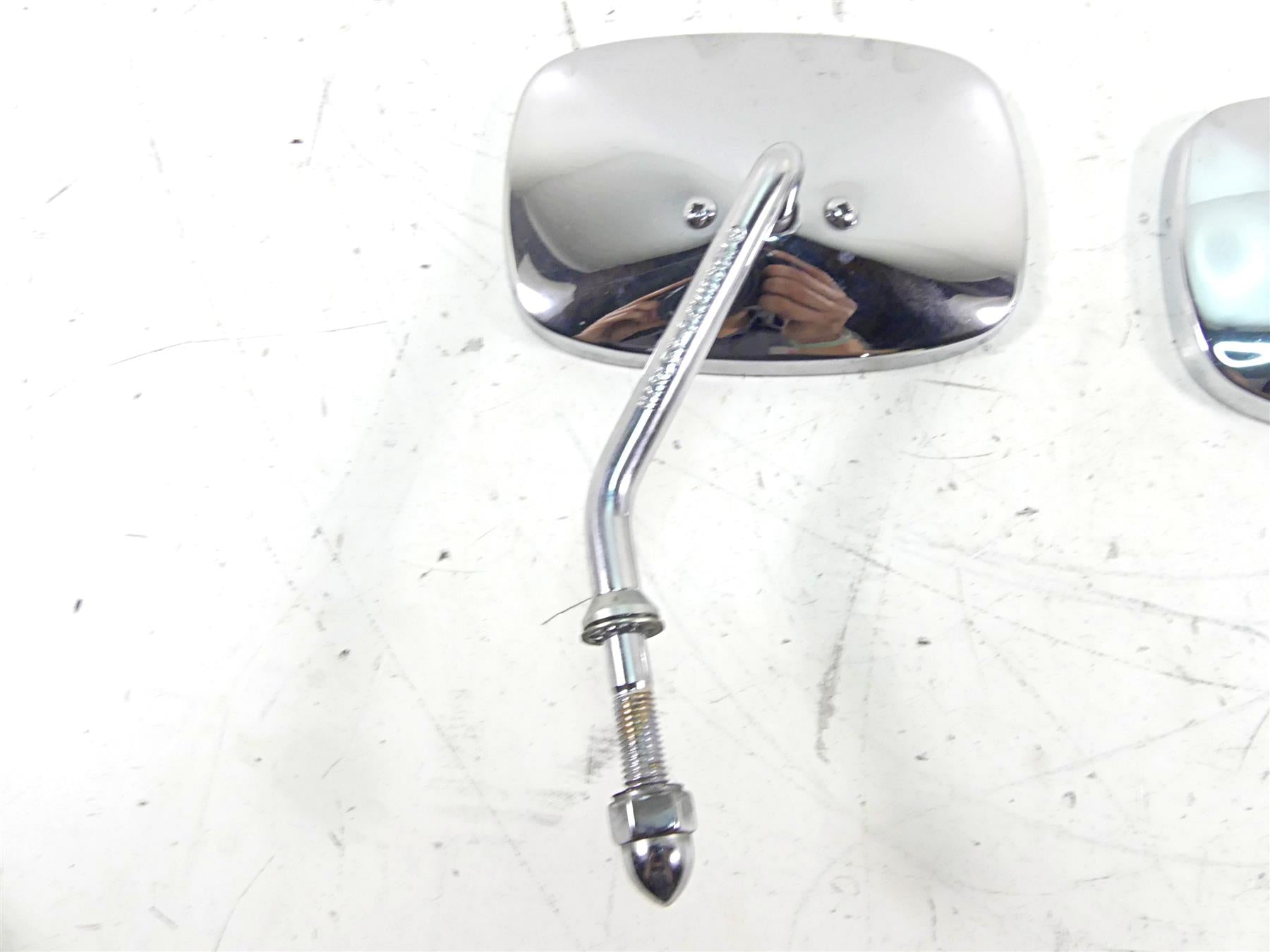 2002 Harley Touring FLHTC Electra Glide Rear Chrome View Mirror Set 91892-88A {{ shop.shopifyCountryName }} - Mototech271