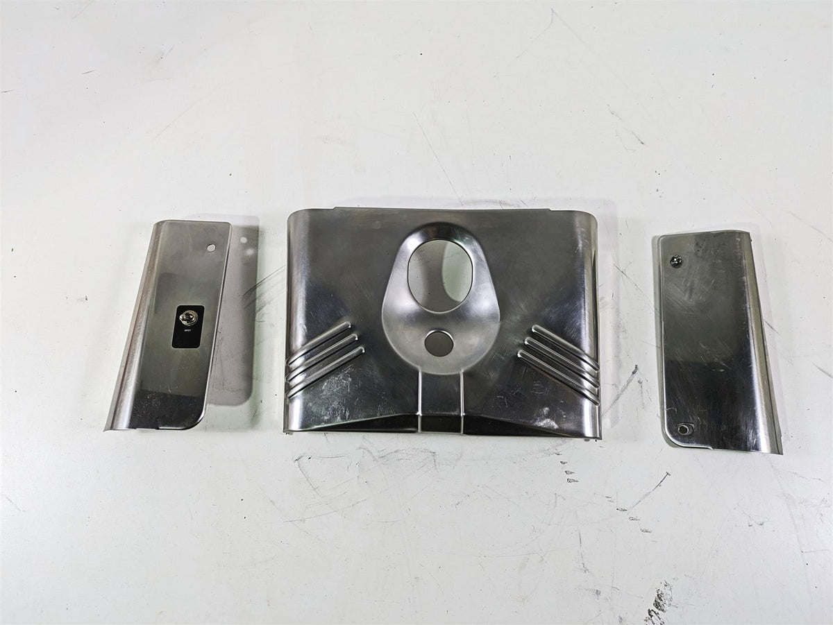 2008 Harley FLSTC Softail Heritage Headlight Head Light Cover Set 67808-86 {{ shop.shopifyCountryName }} - Mototech271
