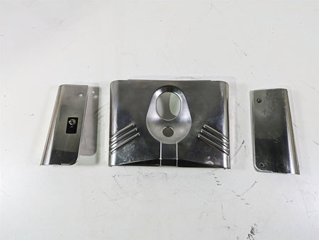 2008 Harley FLSTC Softail Heritage Headlight Head Light Cover Set 67808-86 {{ shop.shopifyCountryName }} - Mototech271