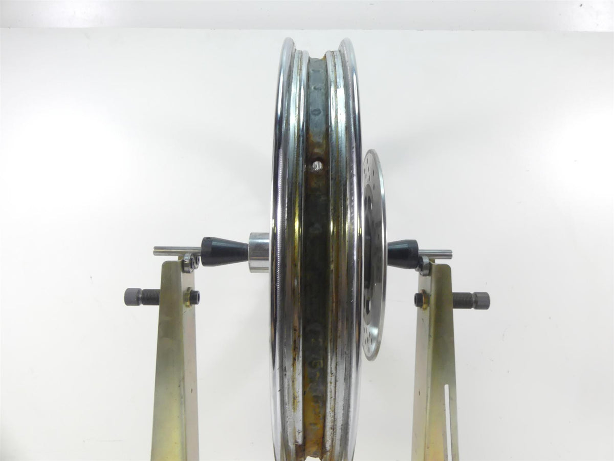 1993 Harley FXSTS Softail Springer Front Chrome Spoke Wheel Rim 21x2.15 43676-88 {{ shop.shopifyCountryName }} - Mototech271