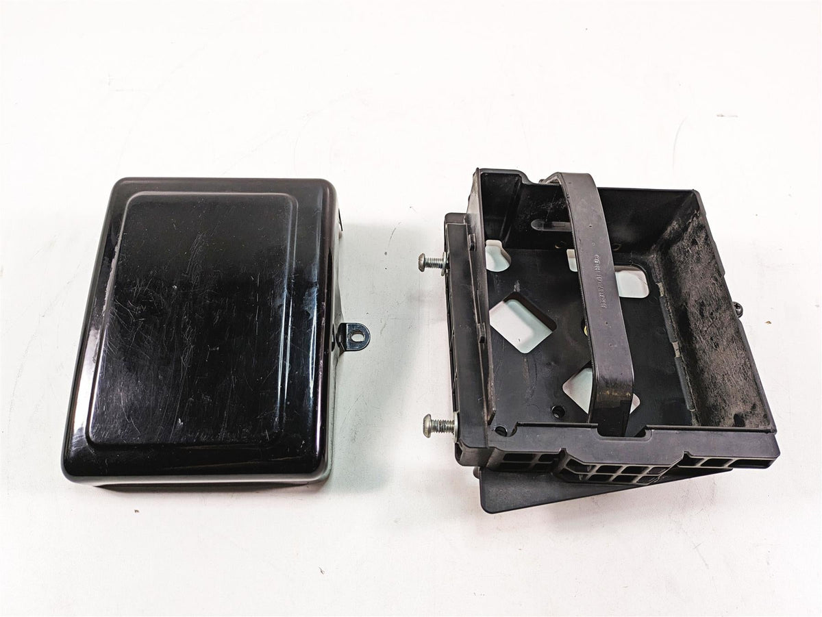 2012 Harley FLD Dyna Switchback Battery Tray Carrier Stay & Cover 70379-06B {{ shop.shopifyCountryName }} - Mototech271