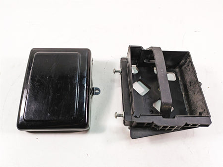 2012 Harley FLD Dyna Switchback Battery Tray Carrier Stay & Cover 70379-06B {{ shop.shopifyCountryName }} - Mototech271