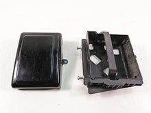 Load image into Gallery viewer, 2012 Harley FLD Dyna Switchback Battery Tray Carrier Stay &amp; Cover 70379-06B | Mototech271
