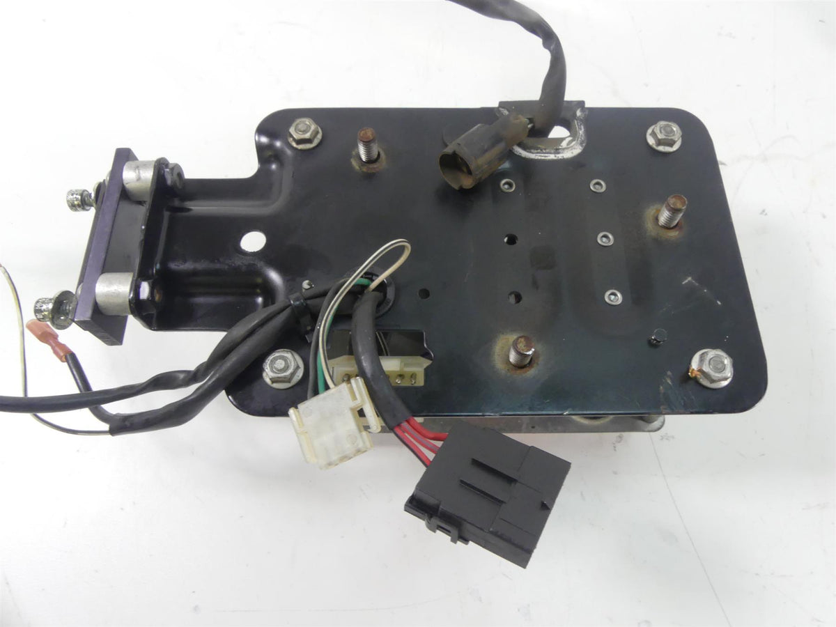 1995 Harley Dyna FXDL Low Rider Electrical Battery Chrome Cover Carrier 66347-91 {{ shop.shopifyCountryName }} - Mototech271