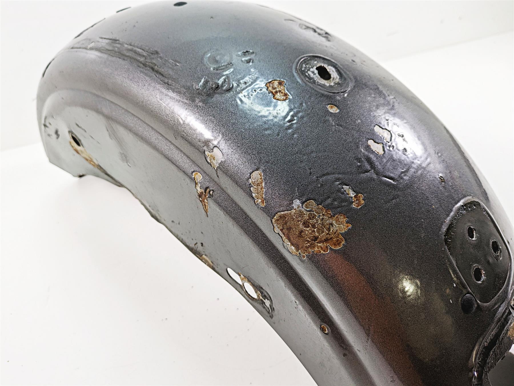 2009 Harley FXDC Dyna Super Glide Custom Rear Fender Pewter Pearl 59634-06A {{ shop.shopifyCountryName }} - Mototech271