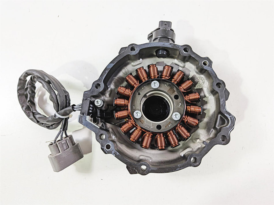 2024 BMW S1000RR K67 Black Left Alternator Generator Stator & Cover 11147108058